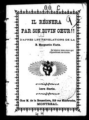 Cover of: Il règnera par son divin coeur by 