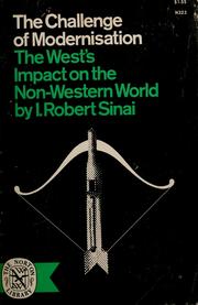 Cover of: The challenge of modernisation | I. Robert Sinai
