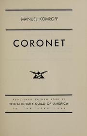 Cover of: Coronet.