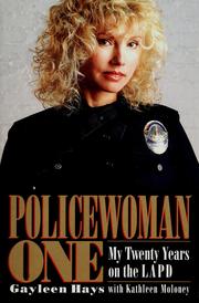 Cover of: Policewoman one by Gayleen Hays