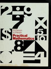 Cover of: Practical mathematics by Russell V. Person