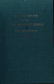 Cover of: Judicial review in the contemporary world.