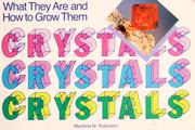 Cover of: Crystals by Marlene M. Robinson