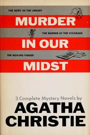 Cover of: Murder in our midst by Agatha Christie