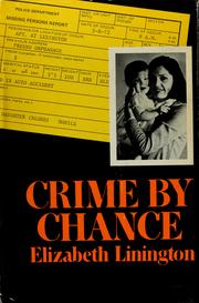 Cover of: Crime by chance. by Elizabeth Linington
