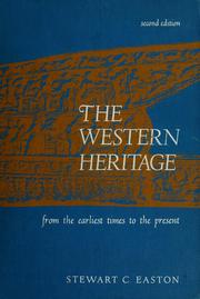Cover of: The Western heritage [from the earliest times to the present