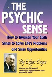 Cover of: The Psychic Sense  by Edgar Cayce