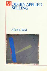 Cover of: Modern applied selling by Allan L. Reid