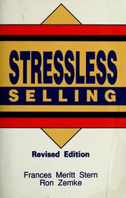 Cover of: Stressless selling by Frances Meritt Stern