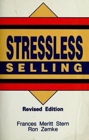 Cover of: Stressless selling