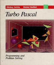 Cover of: Turbo Pascal: programming and problem solving
