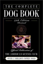 Cover of: The complete dog book. by 
