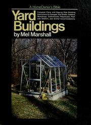 Cover of: Yard buildings by Mel Marshall