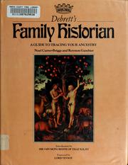 Cover of: Debrett's family historian by Noel Currer-Briggs