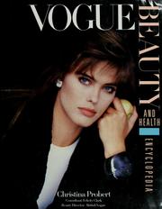 Cover of: Vogue beauty and health encyclopedia