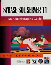 Cover of: Sybase SQL Server II by John Kirkwood