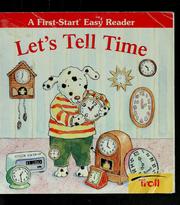 Cover of: Let's tell time