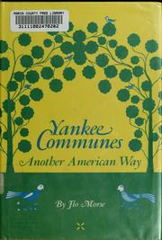 Cover of: Yankee communes: another American way.