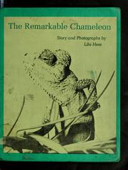 Cover of: The remarkable chameleon.