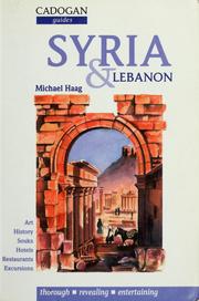 Cover of: Syria & Lebanon by Michael Von Haag