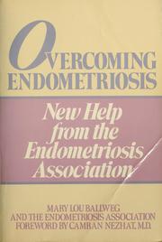 Cover of: Overcoming endometriosis by Mary Lou Ballweg