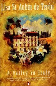 Cover of: A VALLEY IN ITALY by 