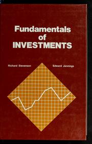 Cover of: Fundamentals of investments