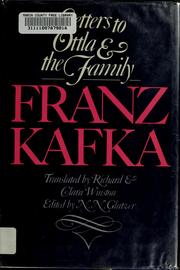 Cover of: Letters to Ottla and the family by Franz Kafka