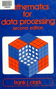 Cover of: Mathematics for data processing by Frank James Clark