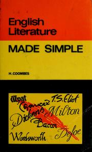 Cover of: English literature made simple
