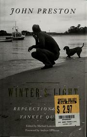 Cover of: Winter's light by John Preston