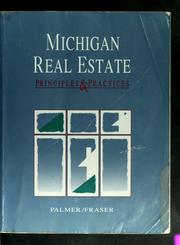 Cover of: Michigan real estate: principles & practices