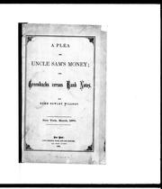 Cover of: A plea for Uncle Sam