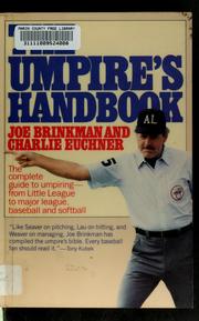 The umpire's handbook by Joe Brinkman