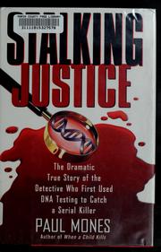 Cover of: Stalking justice