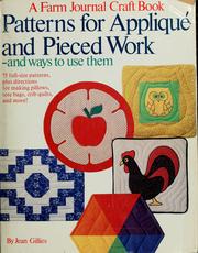 Cover of: Patterns for appliqué and pieced work--and ways to use them
