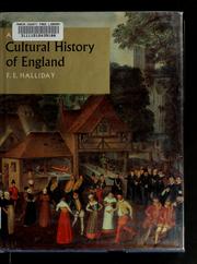 Cover of: An illustrated cultural history of England
