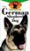 Cover of: The German Shepherd Dog