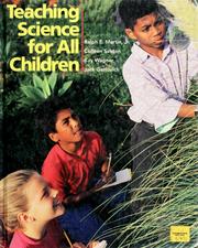 Cover of: Teaching science for all children by Ralph E. Martin ... [et al.].