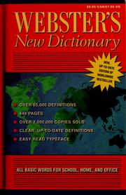 Cover of: Webster's new dictionary.