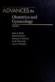 Cover of: Advances in obstetrics and gynecology