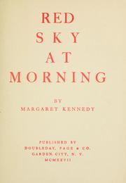 Cover of: Red sky at morning. by Margaret Kennedy
