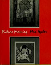 Cover of: Picture framing.