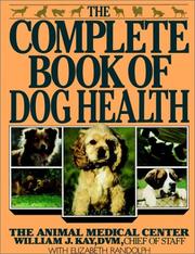 Cover of: The Complete book of dog health