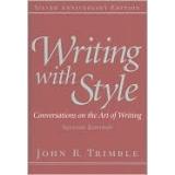 Cover of: Writing With Style: Conversations on the Art of Writing
