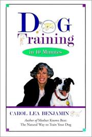 Cover of: Dog training in 10 minutes