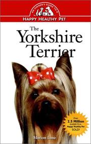 Cover of: The Yorkshire terrier | Marion Lane