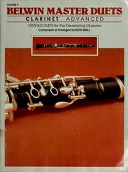 Cover of: Belwin Master Duets, Clarinet, Advanced