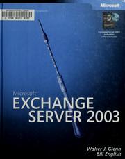 Cover of: Microsoft Exchange server 2003 administrator's companion