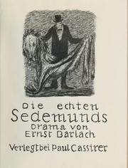 Cover of: Die echten Sedemunds: drama